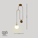 โคมไฟเพดาน PENDENT เดี่ยว 9913 (35x118) HUB LIGHTING