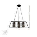 โคมไฟเพดาน PENDENT 3 ช่อ 5562-3 E27 HUB LIGHTING