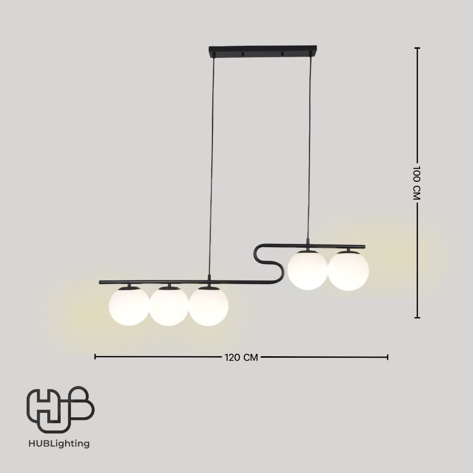 โคมไฟเพดาน PENDENT เดี่ยว 9938 (100x120) HUB LIGHTING