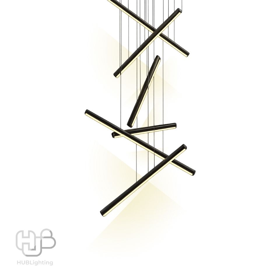 โคมไฟเพดาน PENDENT เดี่ยว 9922 (106x200) HUB LIGHTING