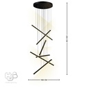 โคมไฟเพดาน PENDENT เดี่ยว 9922 (106x200) HUB LIGHTING