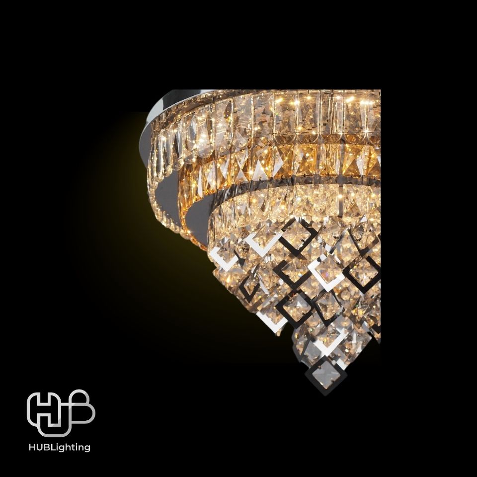 โคมไฟเพดาน CEILING คริสตัล 7908-600 RGB HUB LIGHTING