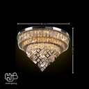 โคมไฟเพดาน CEILING คริสตัล 7908-600 RGB HUB LIGHTING