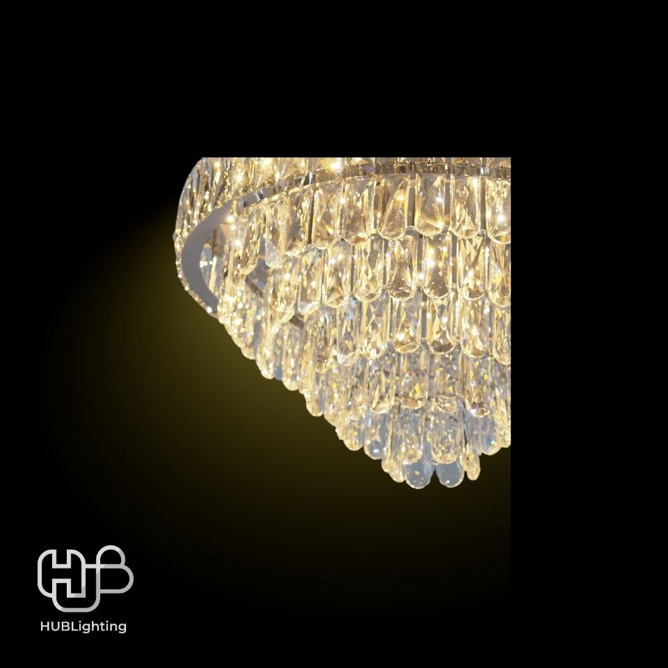 โคมไฟเพดาน CEILING คริสตัล 81099-600 กลม HUB LIGHTING