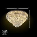 โคมไฟเพดาน CEILING คริสตัล 81099-600 กลม HUB LIGHTING