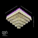 โคมไฟเพดาน CEILING คริสตัล 7507 SQUARE (600x600) HUB LIGHTING