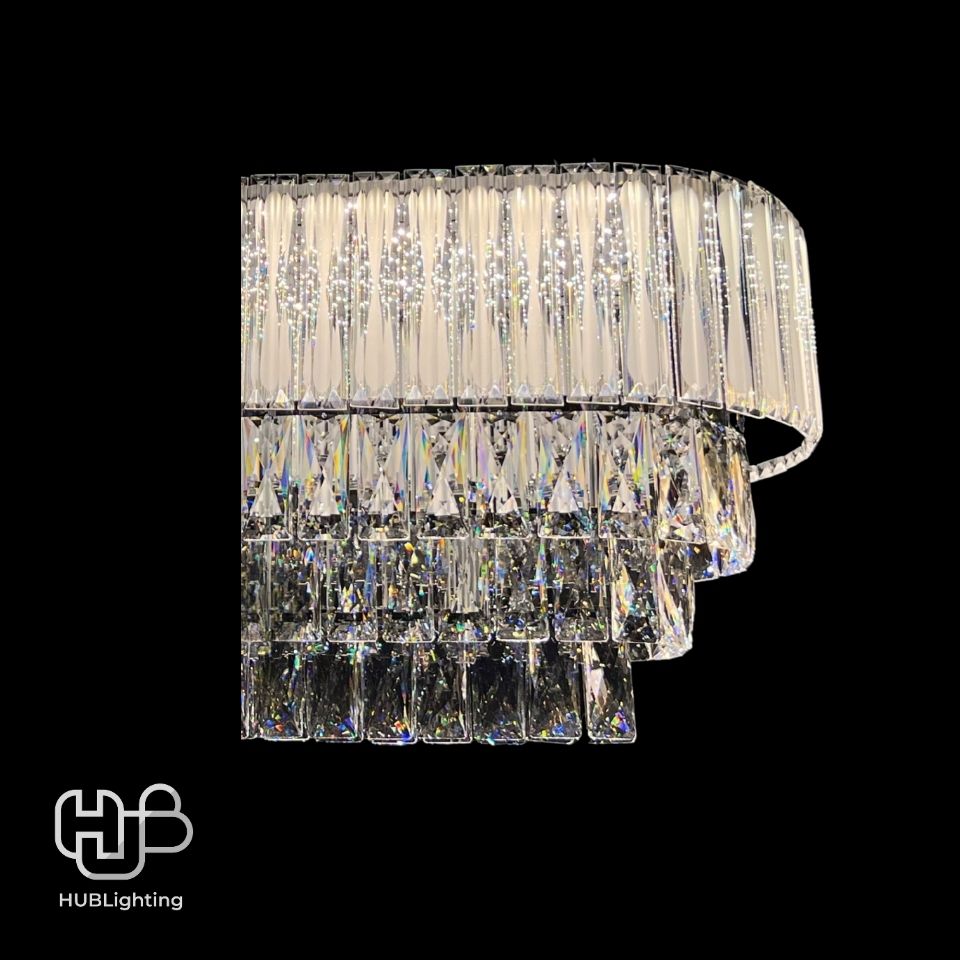 โคมไฟเพดาน CEILING คริสตัล D6911 RECTANGLE (1000x300) HUB LIGHTING