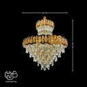 โคมไฟเพดาน CHANDELIER คริสตัล 6629 (600x800) HUB LIGHTING