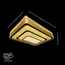โคมไฟเพดาน CEILING คริสตัล 3374 SQUARE (900x700) HUB LIGHTING