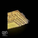 โคมไฟเพดาน CEILING คริสตัล 61232 RECTANGLE (900x700) HUB LIGHTING