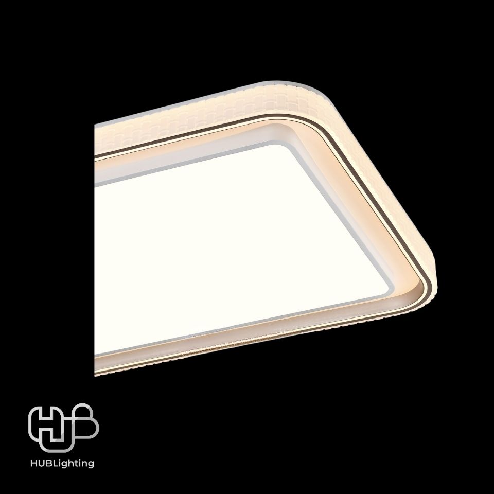 โคมไฟเพดาน CEILING LED 8880 RECTANGLE (1100x700) 3 Color HUB LIGHTING