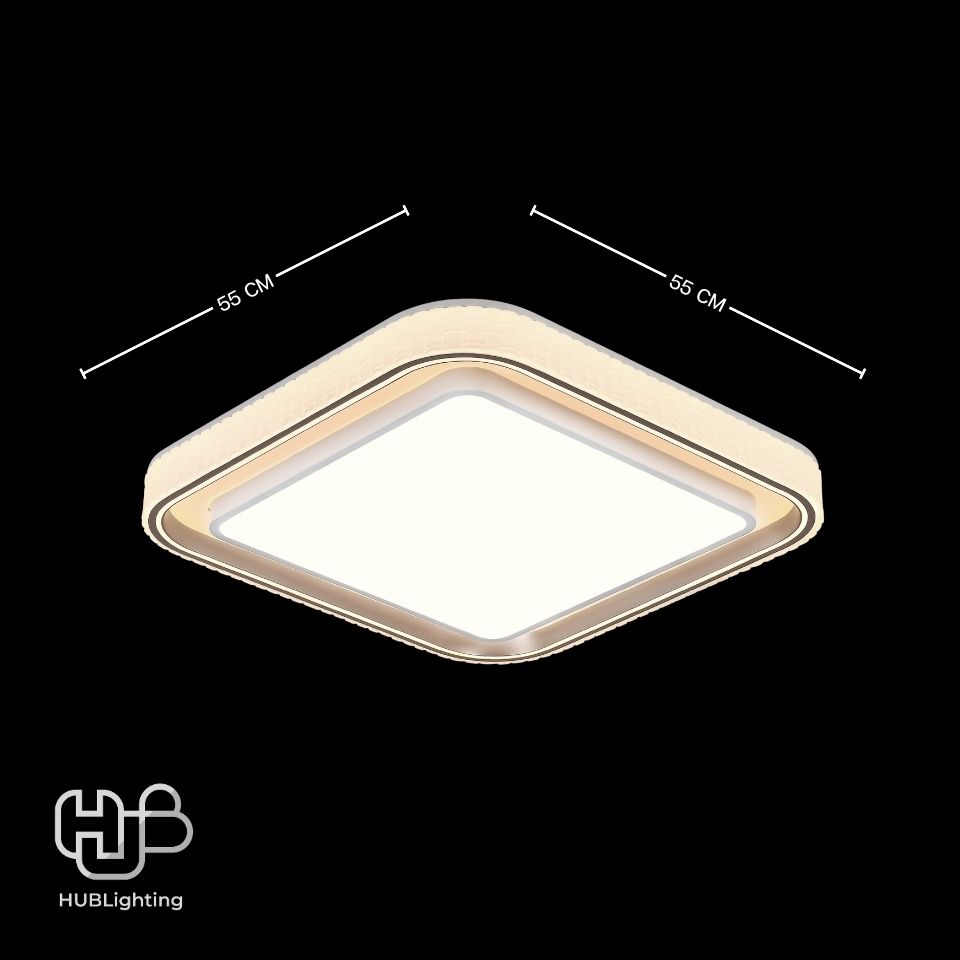 โคมไฟเพดาน CEILING LED 8880 SQUARE (550x550) 3 Color HUB LIGHTING