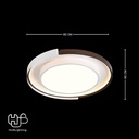 โคมไฟเพดาน CEILING LED 9868 CIRCLE (600) 3 Color HUB LIGHTING