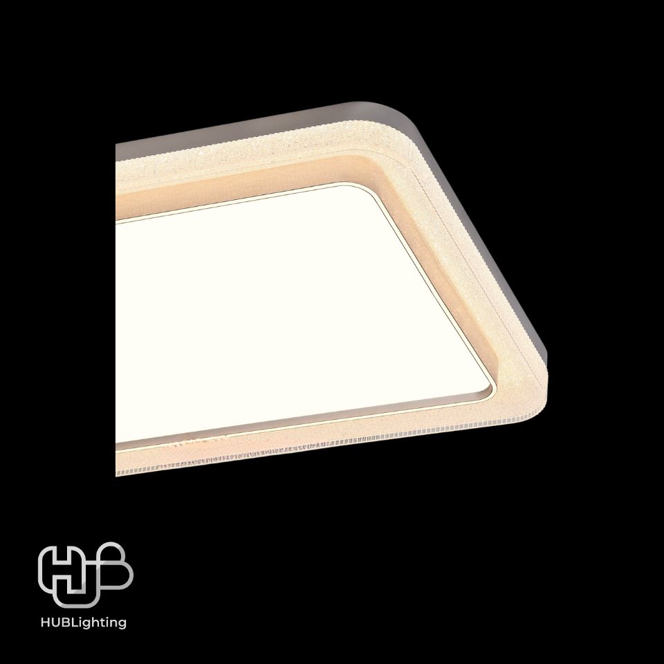 โคมไฟเพดาน CEILING LED 9889 RECTANGLE (1100x700) 3 Color HUB LIGHTING