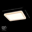 โคมไฟเพดาน CEILING LED 3566 RECTANGLE (1100x700) 3 Color HUB LIGHTING