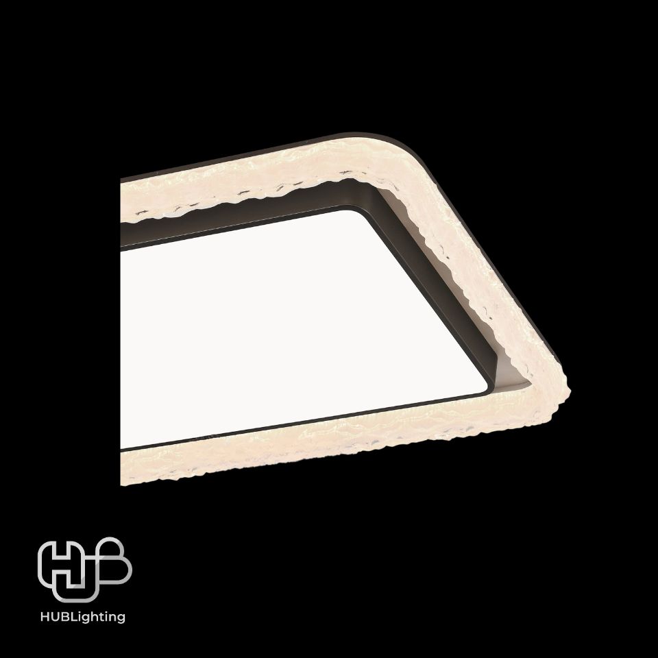 โคมไฟเพดาน CEILING LED 9891 RECTABGLE (1100x700) 3 Color HUB LIGHTING