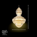 โคมไฟเพดาน CHANDELIER คริสตัล 65310-800 GD 28x E14 HUB LIGHTING