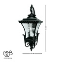 โคมไฟผนังภายนอก 244-12 SBK E27 HUB LIGHTING