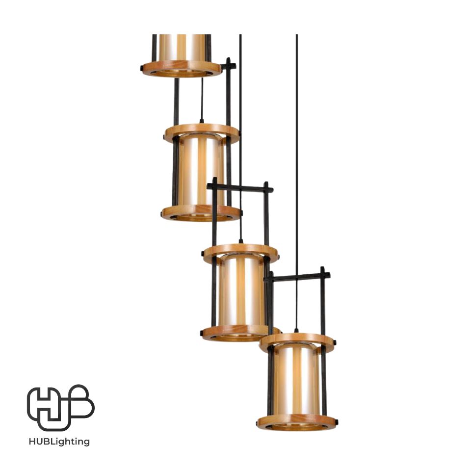 โคมไฟเพดาน PENDENT ช่อ 3143-5 E27 HUB LIGHTING