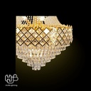 โคมไฟเพดาน CHANDELIER คริสตัล 65304-800 GD 29x E14 HUB LIGHTING