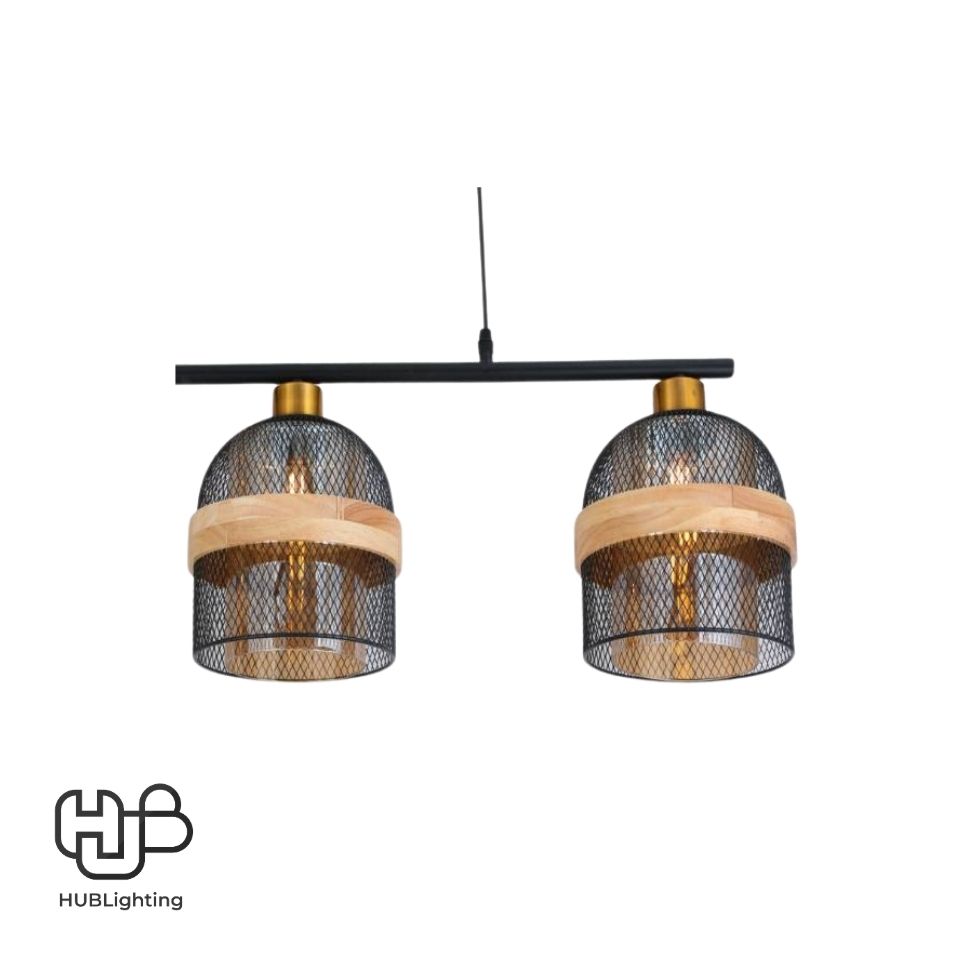 โคมไฟเพดาน PENDENT 3 ช่อ 6495-3 E27 HUB LIGHTING
