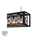 โคมไฟเพดาน PENDENT 4 ช่อ 650-4 BK E27 HUB LIGHTING