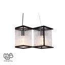 โคมไฟเพดาน PENDENT 3 ช่อ 651-3 BK E27 HUB LIGHTING