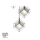 โคมไฟเพดาน PENDENT 3 ช่อ 653-3 BK E27 HUB LIGHTING