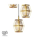 โคมไฟเพดาน PENDENT 3 ช่อ 656-3 GD E27 HUB LIGHTING