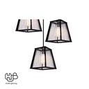โคมไฟเพดาน PENDENT 3 ช่อ 664-3 BK E27 HUB LIGHTING