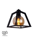โคมไฟเพดาน PENDENT เดี่ยว 667-1 BK E27 HUB LIGHTING