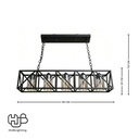 โคมไฟเพดาน PENDENT ช่อ 36447-5 E27 HUB LIGHTING