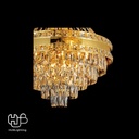 โคมไฟเพดาน CHANDELIER คริสตัล 65309-600 GD 8x E14 HUB LIGHTING