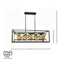 โคมไฟเพดาน PENDENT ช่อ 36247-5 E27 HUB LIGHTING