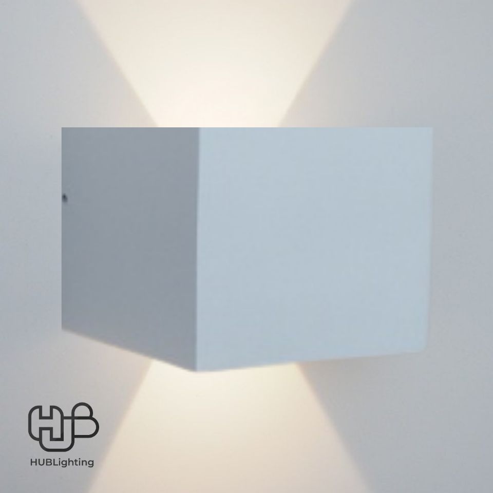 โคมไฟผนังภายนอก 1073A WH ขาว HUB LIGHTING