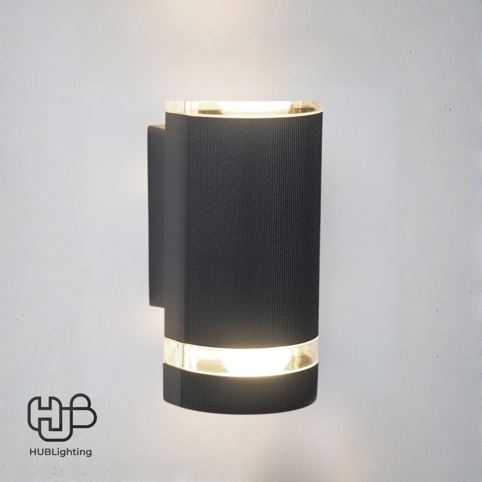 โคมไฟผนังภายนอก A0405 BK ดำ HUB LIGHTING