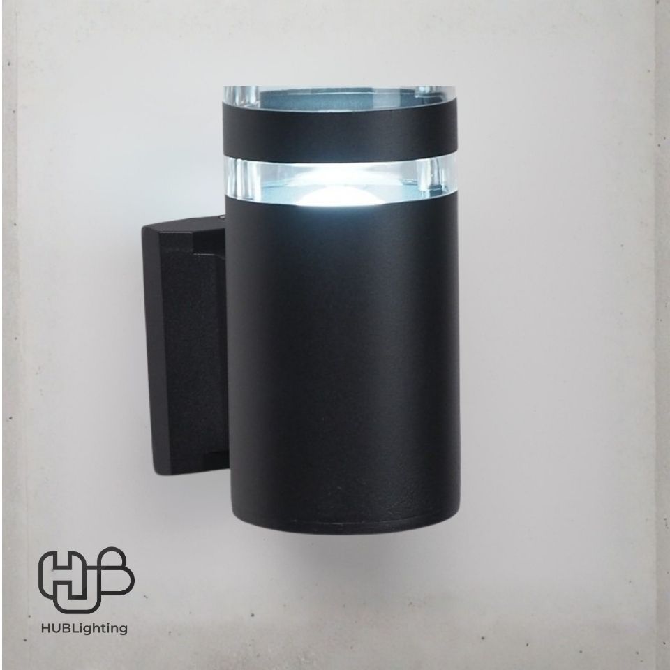 โคมไฟผนังภายนอก A0504 BK ดำ HUB LIGHTING