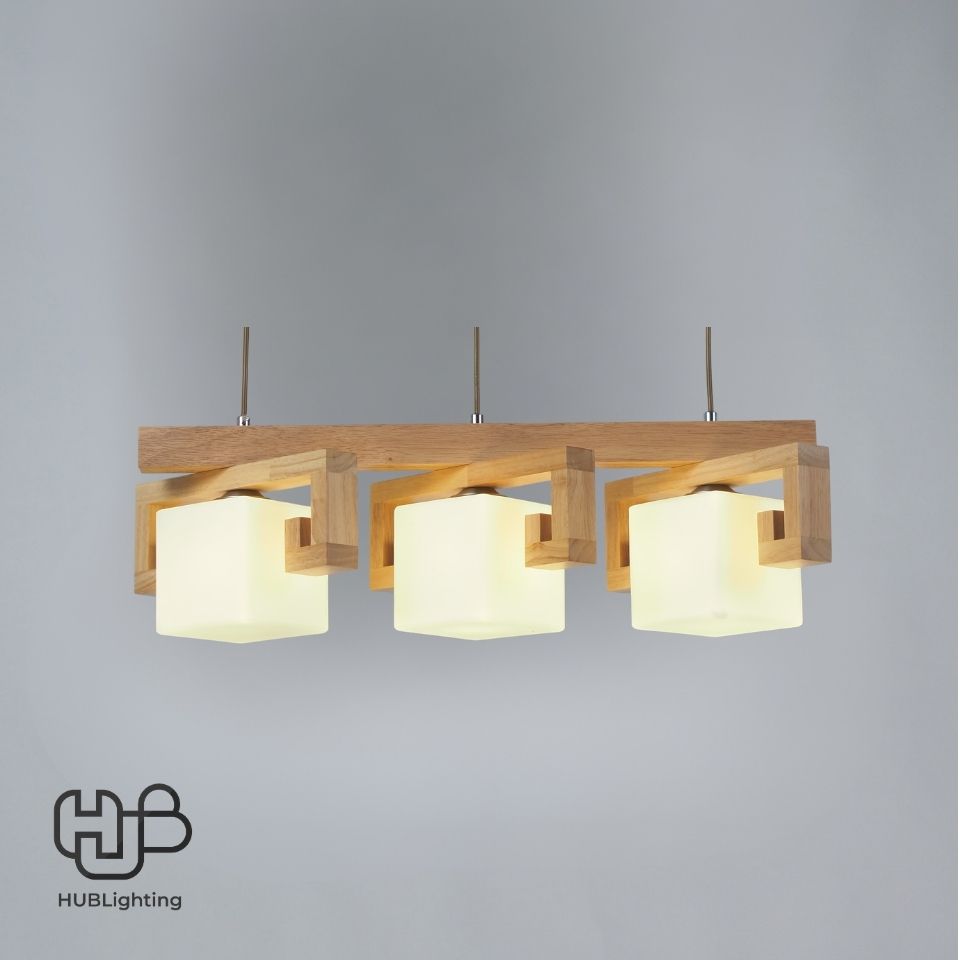 โคมไฟเพดาน PENDENT 3 ช่อ BM7064-3 E27 HUB LIGHTING