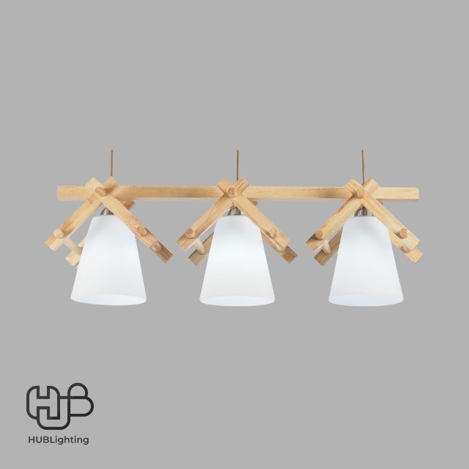โคมไฟเพดาน PENDENT 3 ช่อ BM7117-3 E27 HUB LIGHTING