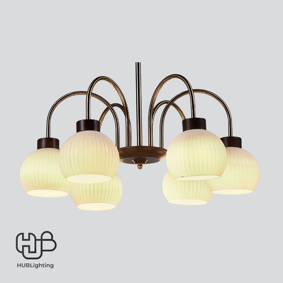 โคมไฟเพดาน PENDENT ช่อ 36109/6 GD E27 HUB LIGHTING