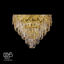 โคมไฟเพดาน CHANDELIER คริสตัล 65304-500 GD 10x E14 HUB LIGHTING