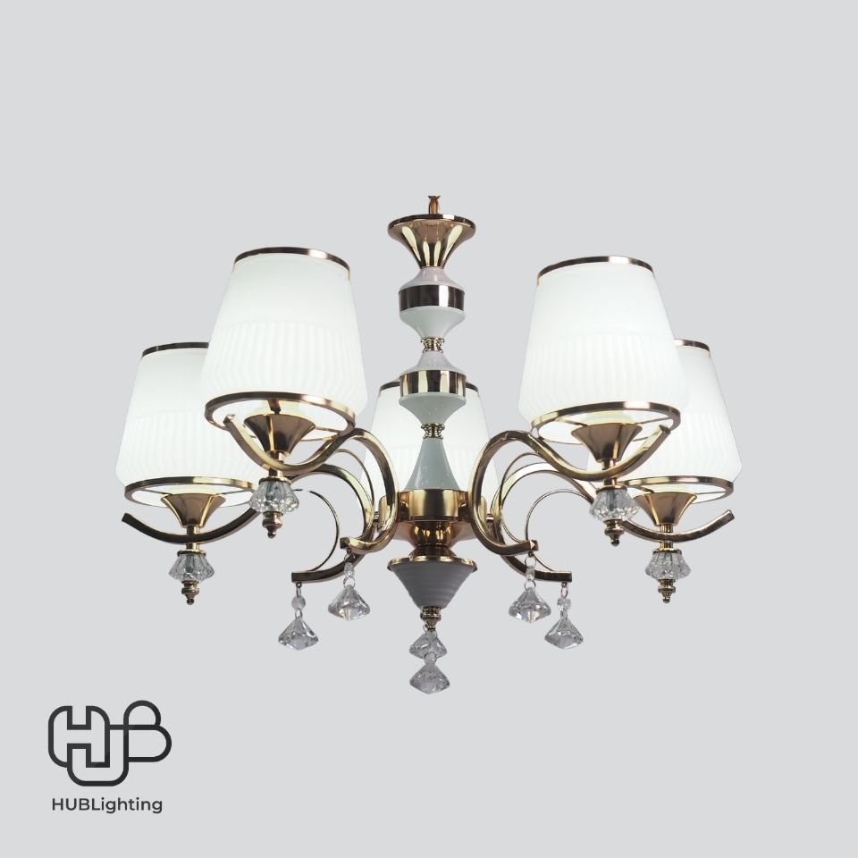 โคมไฟเพดาน PENDENT ช่อ 7870/5 FGD E27 HUB LIGHTING