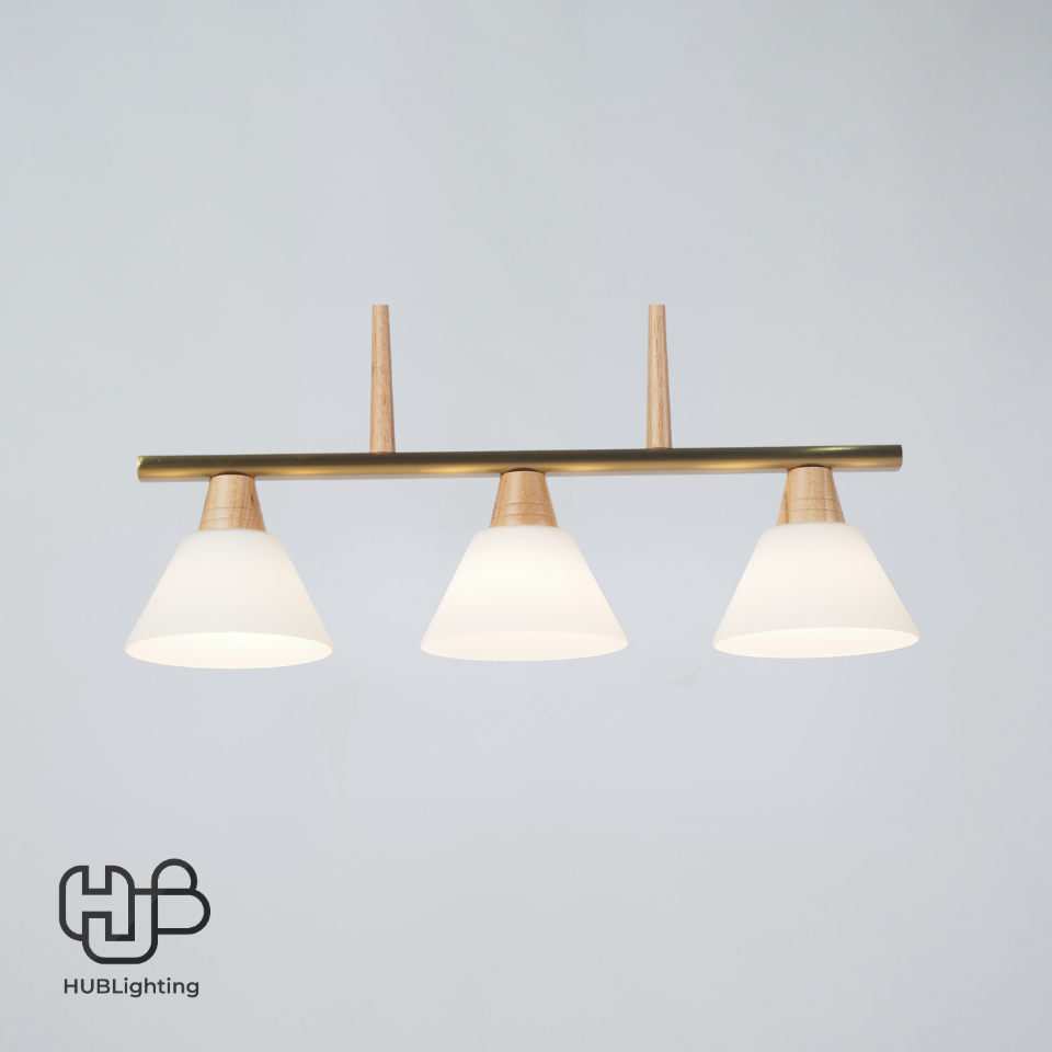 โคมไฟเพดาน PENDENT 3 ช่อ BM7115-3 E27 HUB LIGHTING