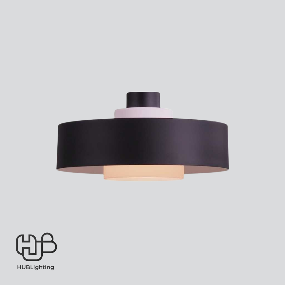 โคมไฟเพดาน PENDENT ช่อ 1040/1 BK (300x160) HUB LIGHTING