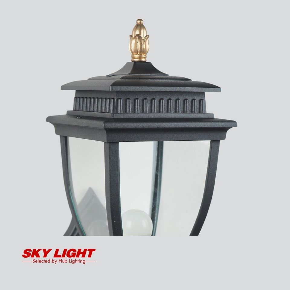 โคมไฟผนังภายนอก B15-353B-C-BK ดำ SKY LIGHT
