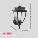 โคมไฟผนังภายนอก B15-353B-C-BK ดำ SKY LIGHT