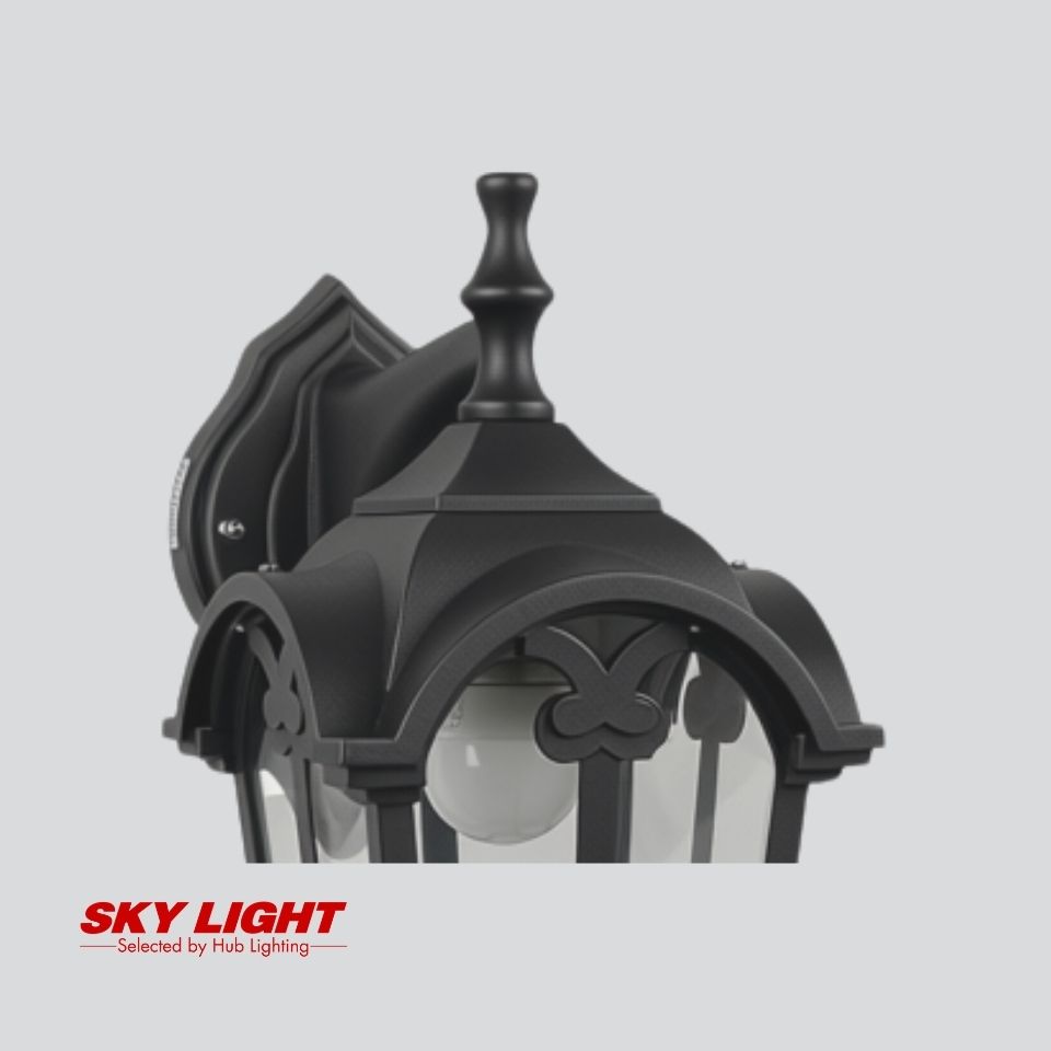โคมไฟผนังภายนอก B15-377-BK-C ดำ SKY LIGHT
