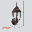 โคมไฟผนังภายนอก B5-180A-B-C C-COCO SKY LIGHT