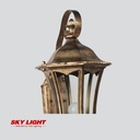 โคมไฟผนังภายนอก R1-266C-GB ทองดำ SKY LIGHT
