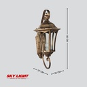 โคมไฟผนังภายนอก R1-266C-GB ทองดำ SKY LIGHT